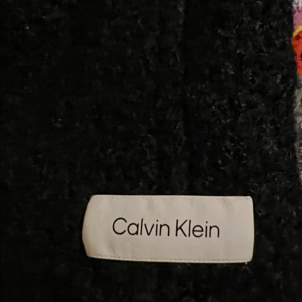 Calvin Klein Women’s Black Long Coat XL Pea Coat Classic Winter Outerwear